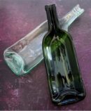 Flattened bottle